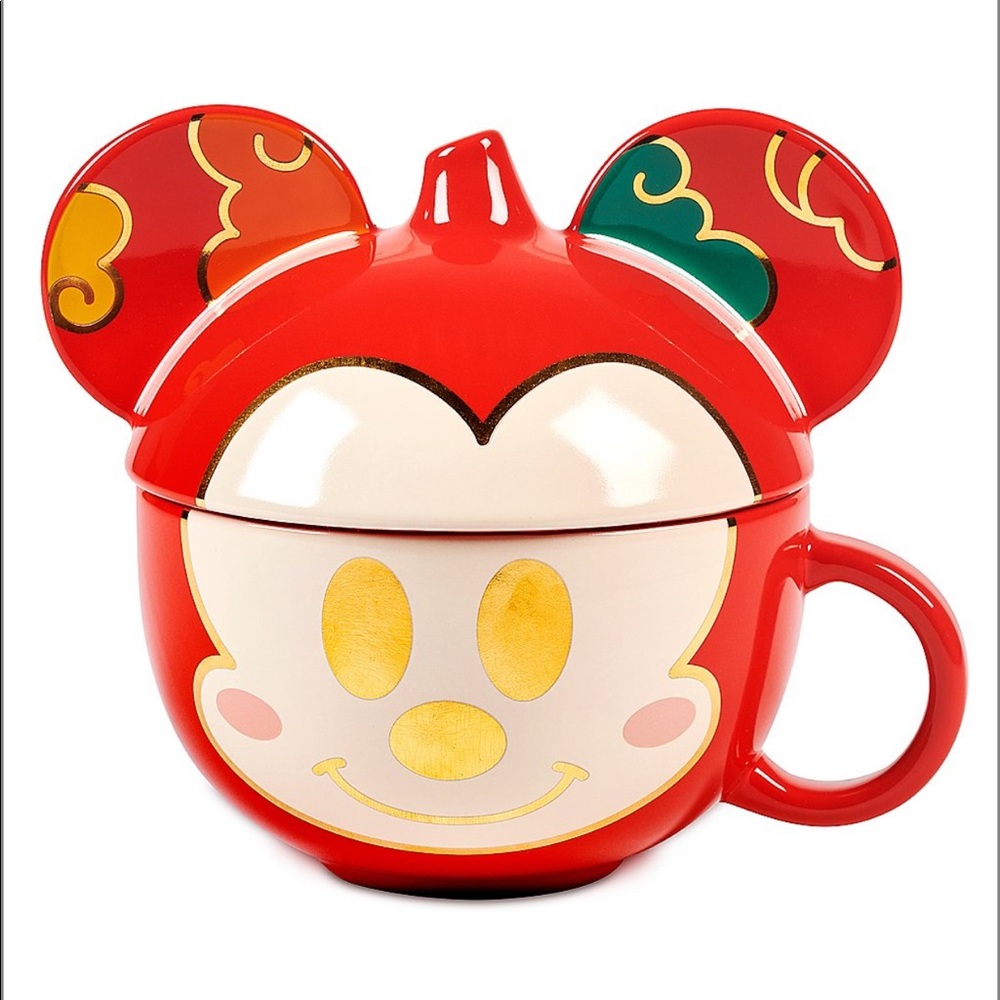 Disney Mickey Mug w/lid- Lunar New Year 2021 - Picture 1 of 5